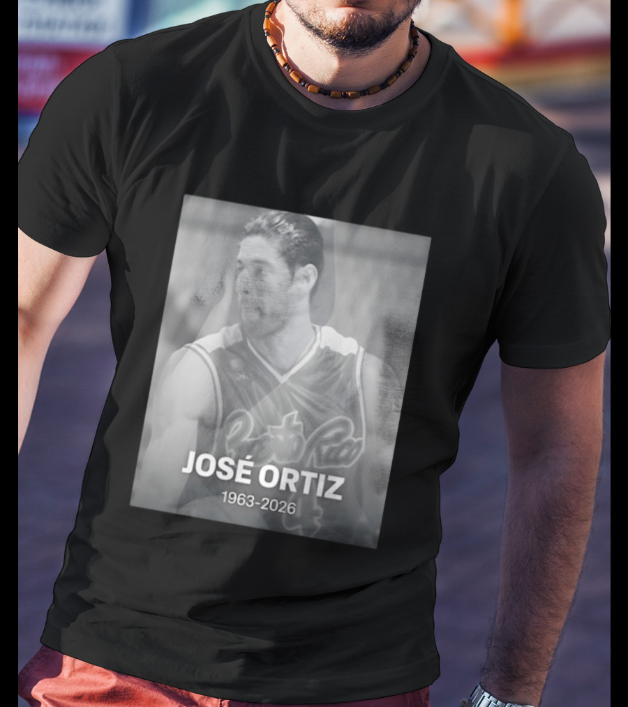 José Ortiz Puerto Rico Basketball 1963 2026 T-Shirt