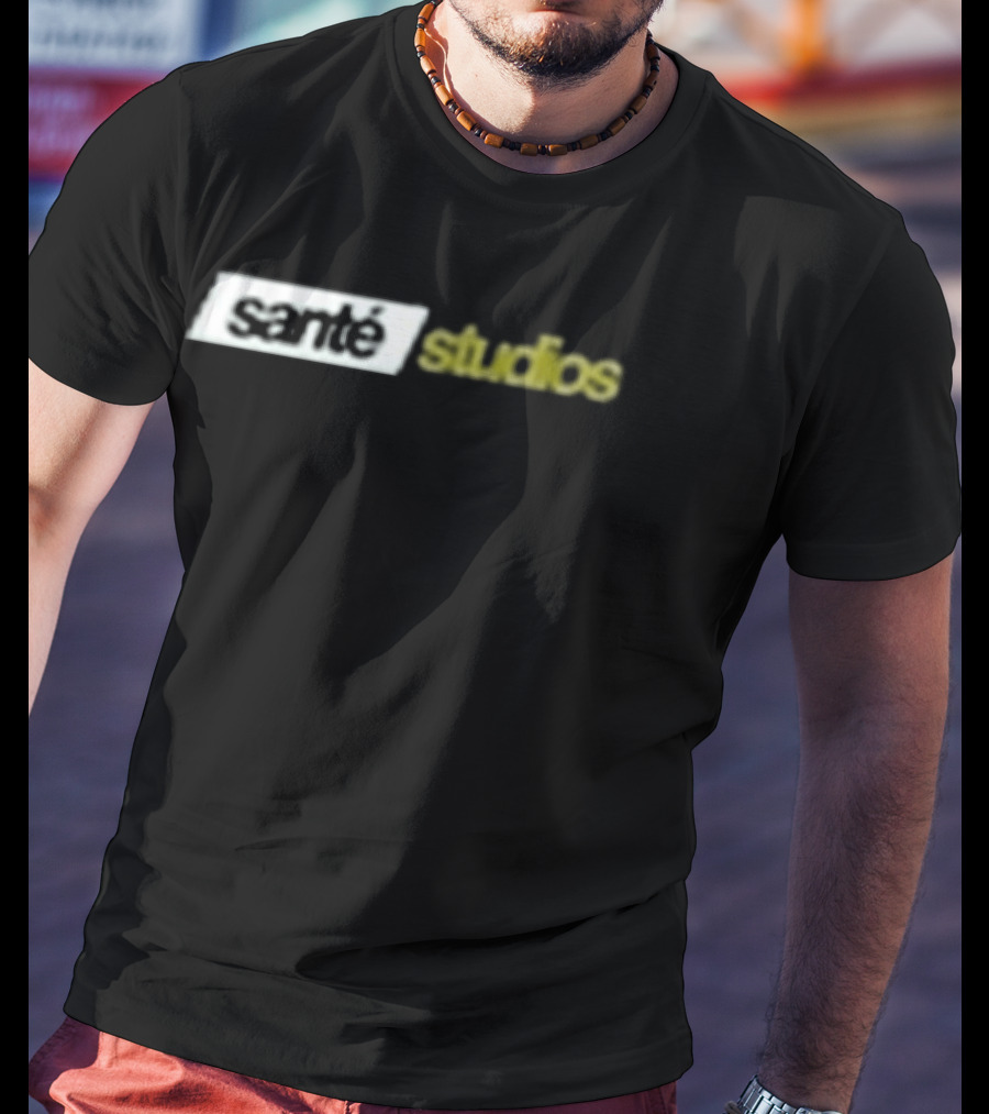 Sante Studios Everyday Essentials Distressed Yellow White Aesthetic T-Shirt
