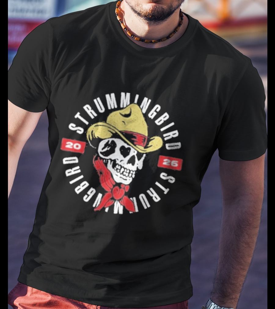 Strummingbird Skull Cowboy 2026 Western Accessories T-Shirt