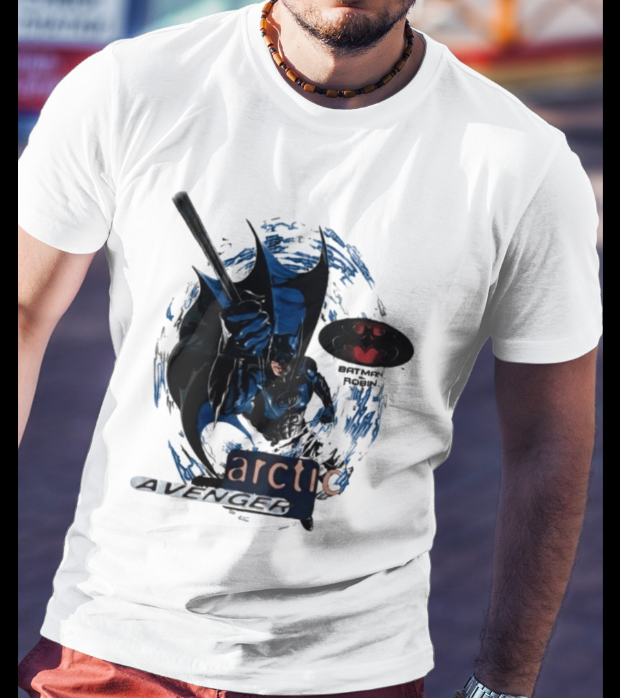 Batman Arctic Avenger Adventure With Robin T-Shirt
