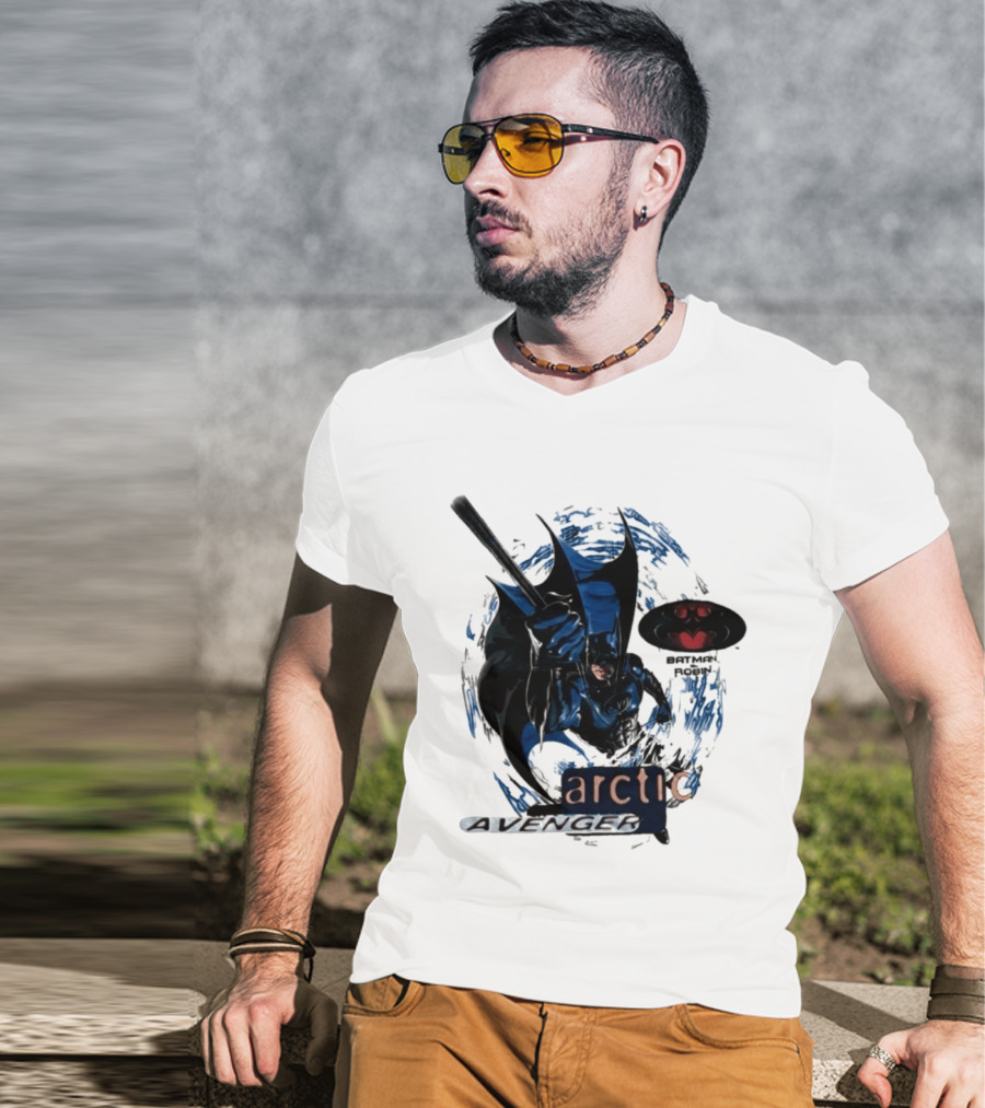Batman Arctic Avenger Adventure With Robin T-Shirt