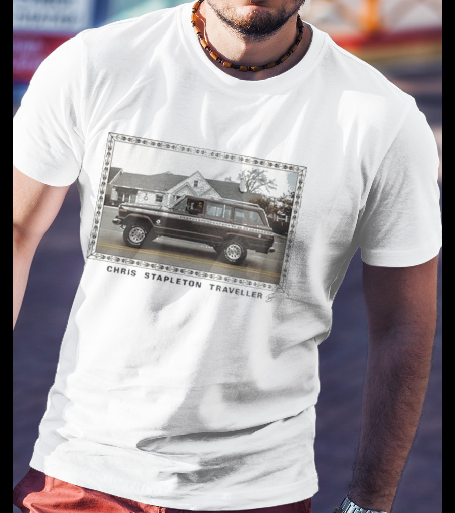 Chris Stapleton Traveller Jeep Vintage Photo T-Shirt