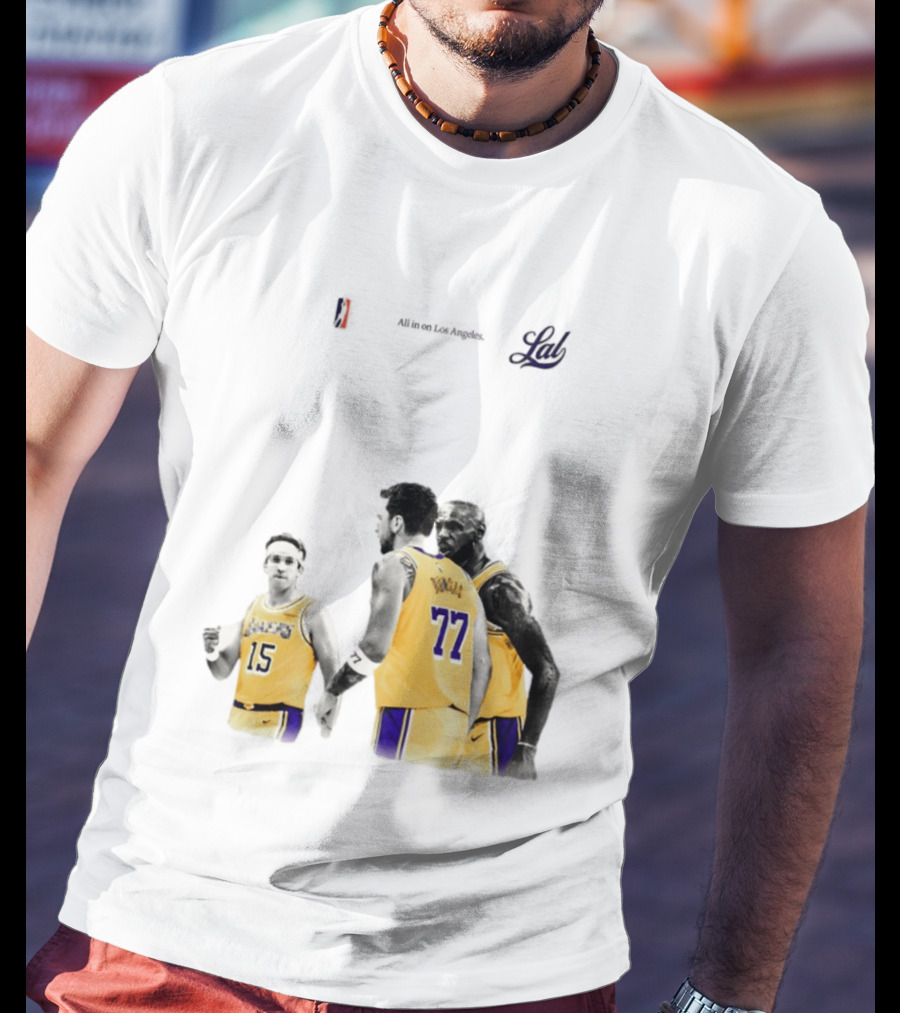 LeBron James Austin Reaves Luka Doncic Lakers Ring Season 2026 Los Angeles NBA Championship Dream Team T-Shirt