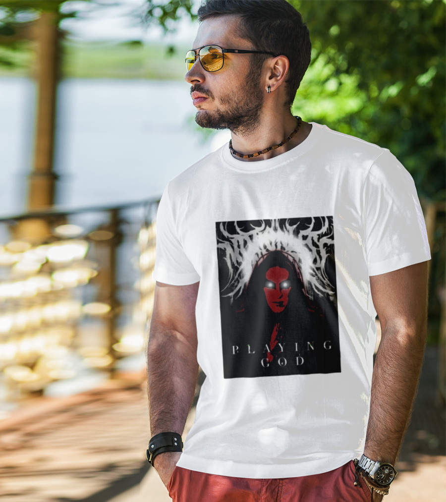 Notshiva Playing God Gothic Dark T-Shirt