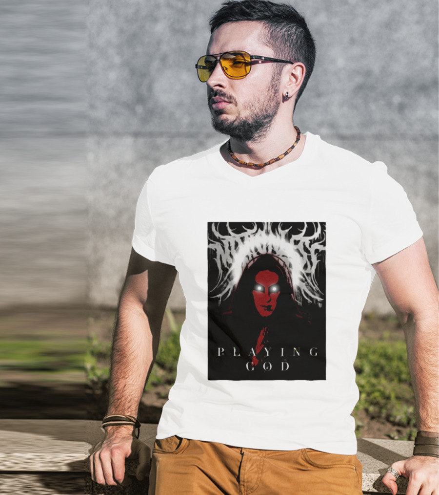 Notshiva Playing God Gothic Dark T-Shirt