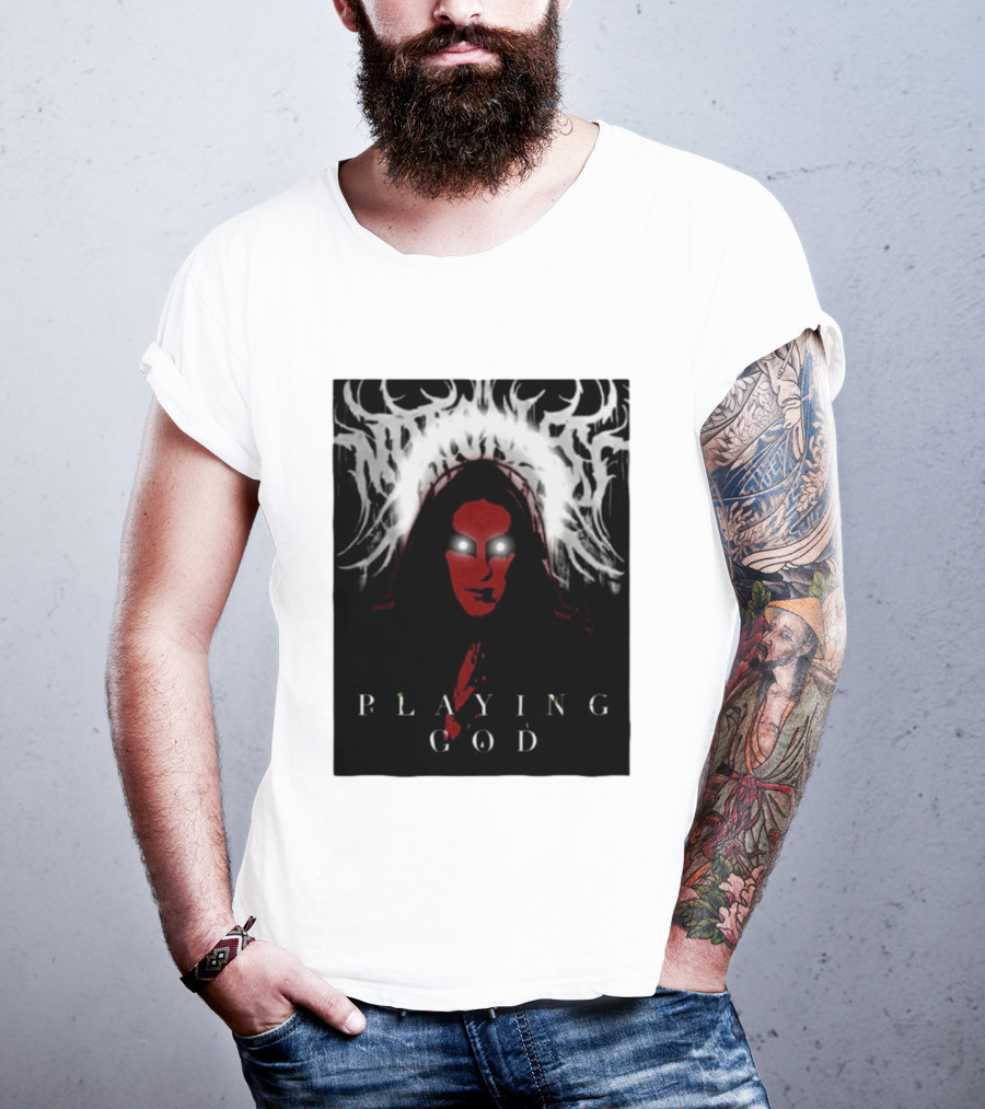 Notshiva Playing God Gothic Dark T-Shirt