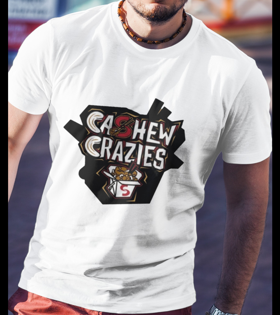 Cashew Crazies Springfield Cashew Chickens Box And Chopsticks T-Shirt