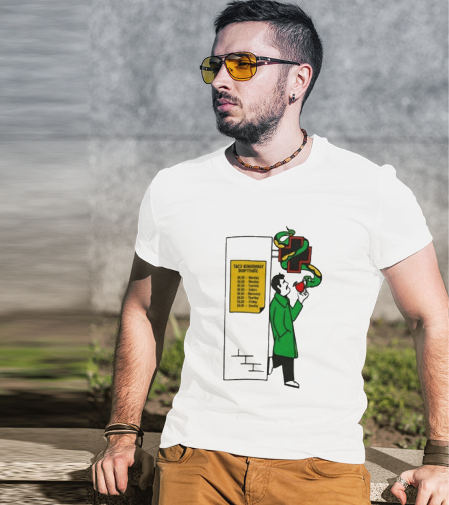 Taco Hemingway Tour 2026 Snake Grafik Wegowa Szef Smoove Baron Friday T-Shirt
