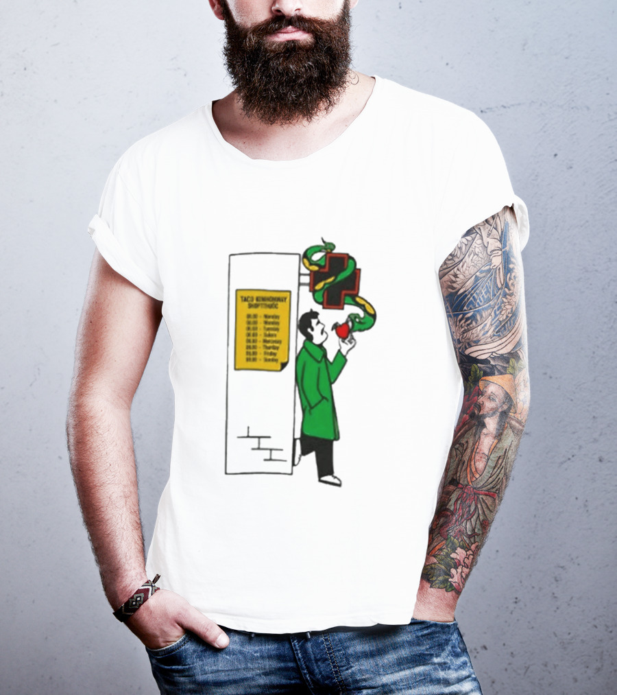 Taco Hemingway Tour 2026 Snake Grafik Wegowa Szef Smoove Baron Friday T-Shirt