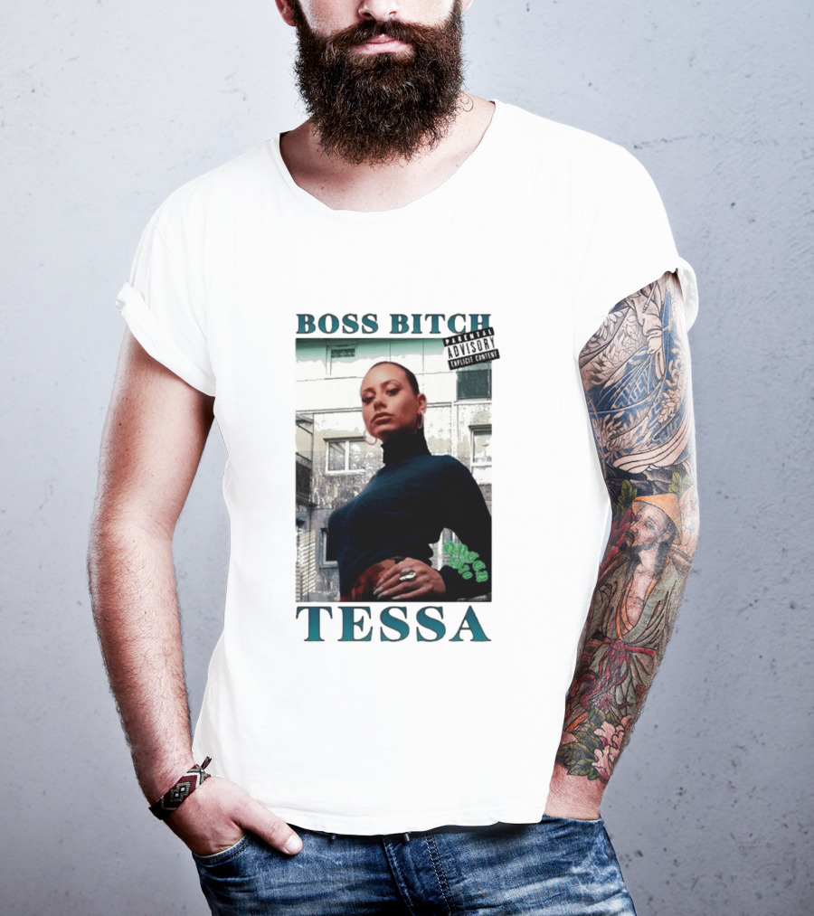BOSS BITCH TESSA Explicit Content Warning T-Shirt