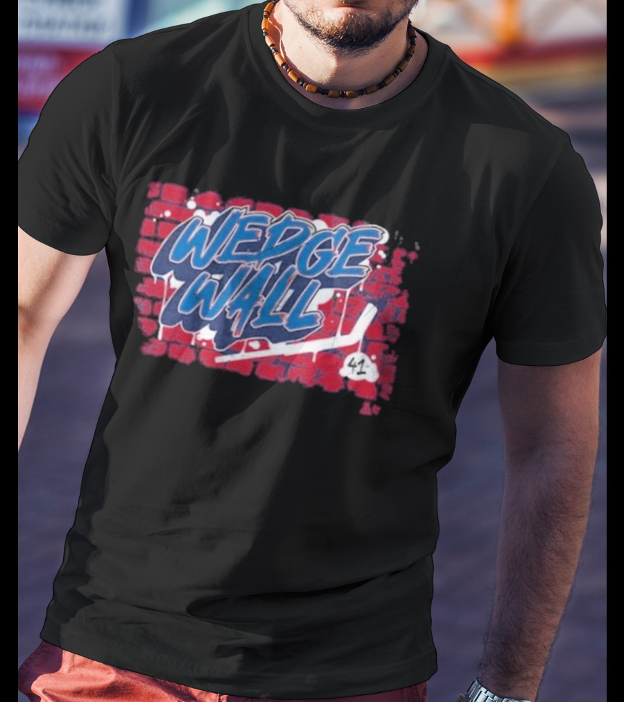 Wedge Wall 41 Scott Wedgewood Hockey Fan Gear T-Shirt