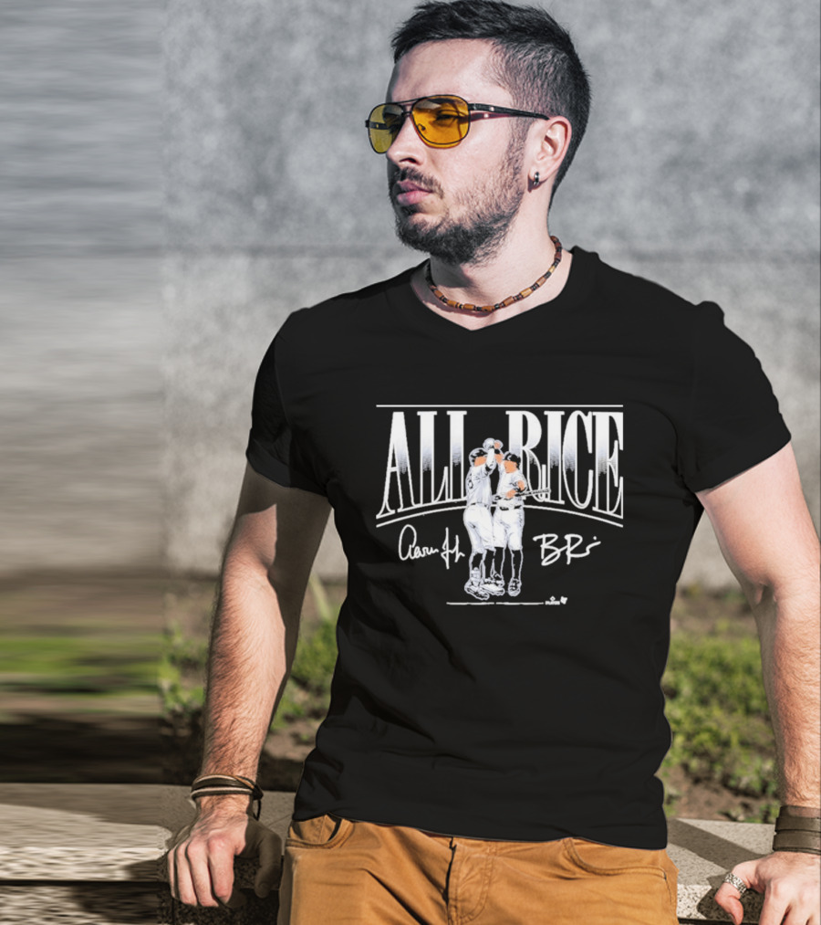ALL RICE Aaron Judge Ben Rice Celebration T-Shirt