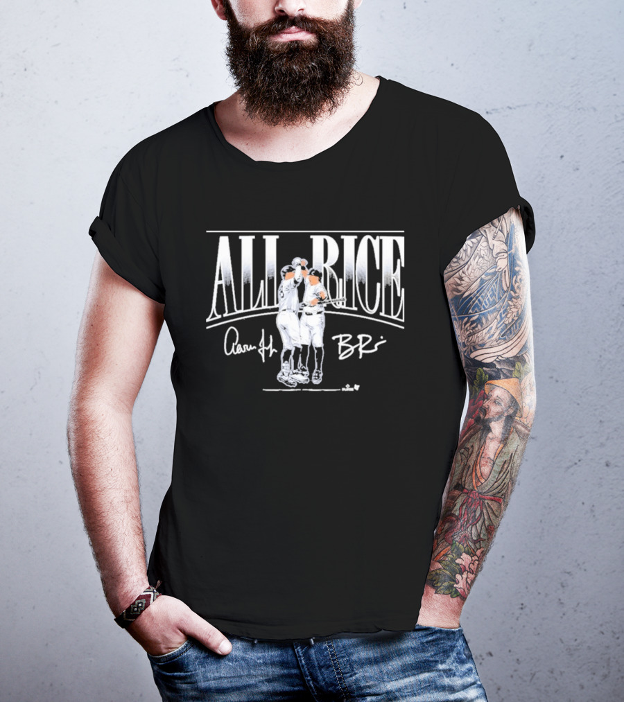 ALL RICE Aaron Judge Ben Rice Celebration T-Shirt