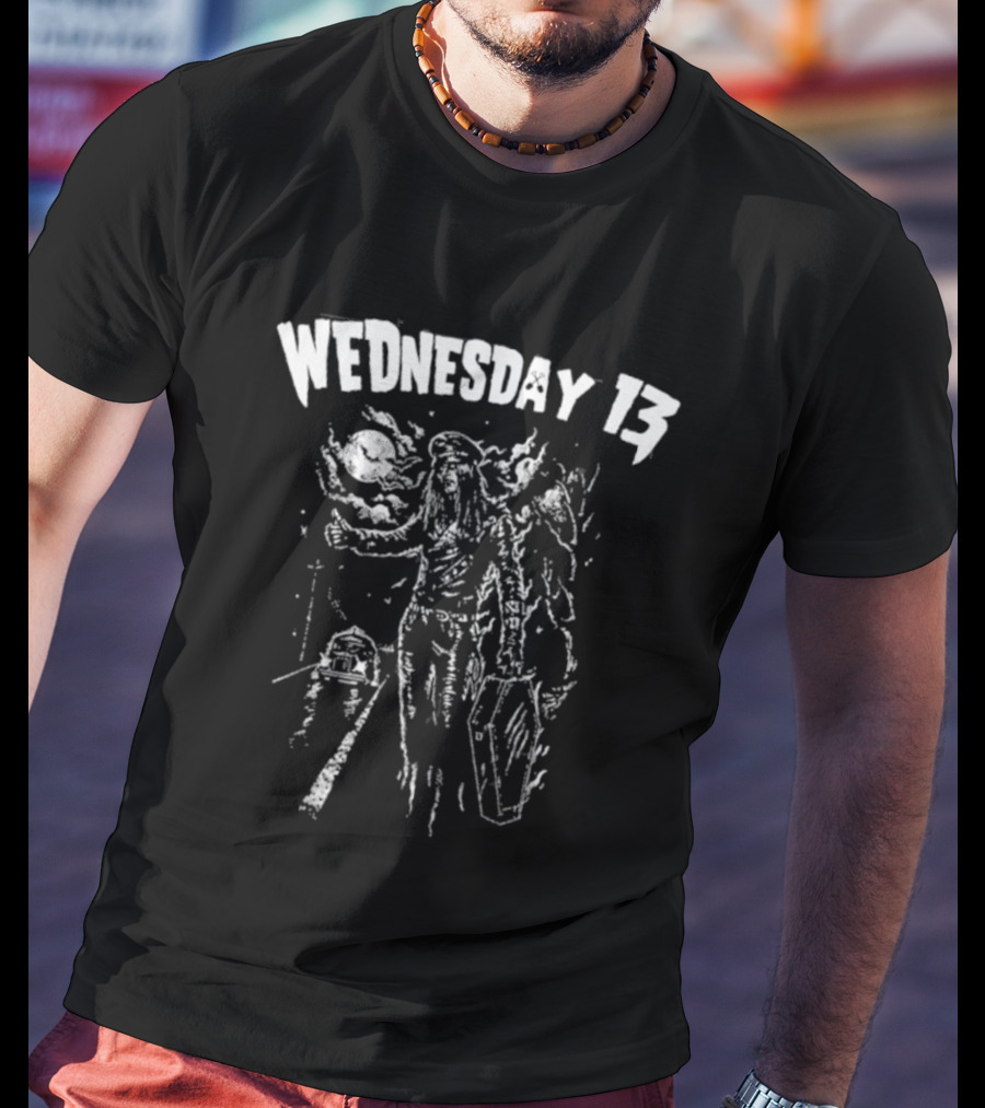 Wednesday 13 The Hitcher Creepy Roadside Horror T-Shirt