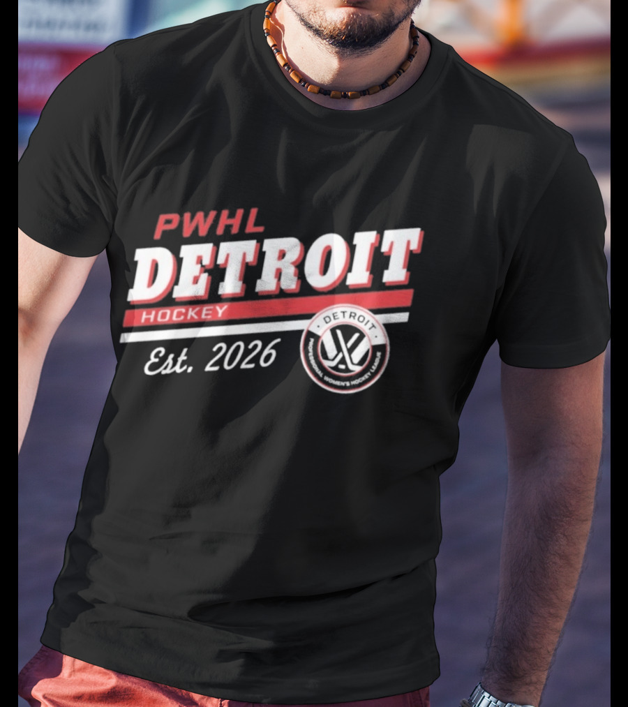PWHL Detroit Hockey Est. 2026 Sportiqe Duke T-Shirt