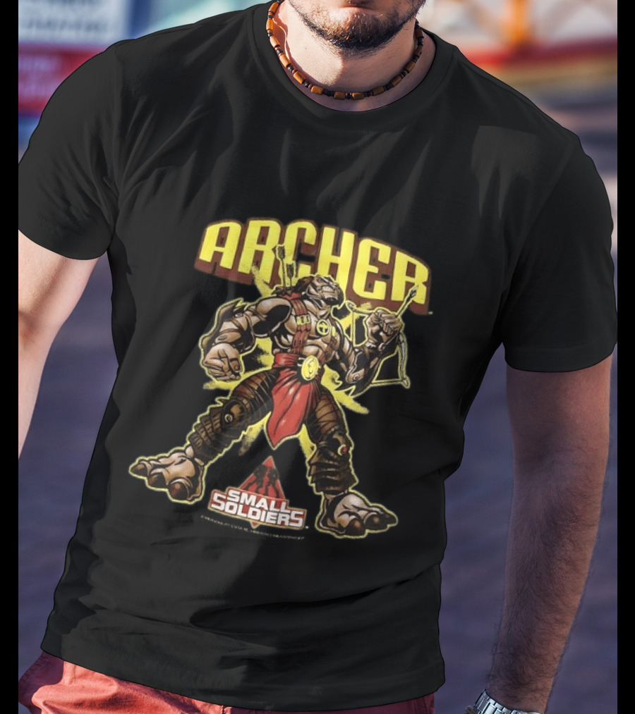 Archer Action Figure Featuring Small Soldiers Movie T-Shirt