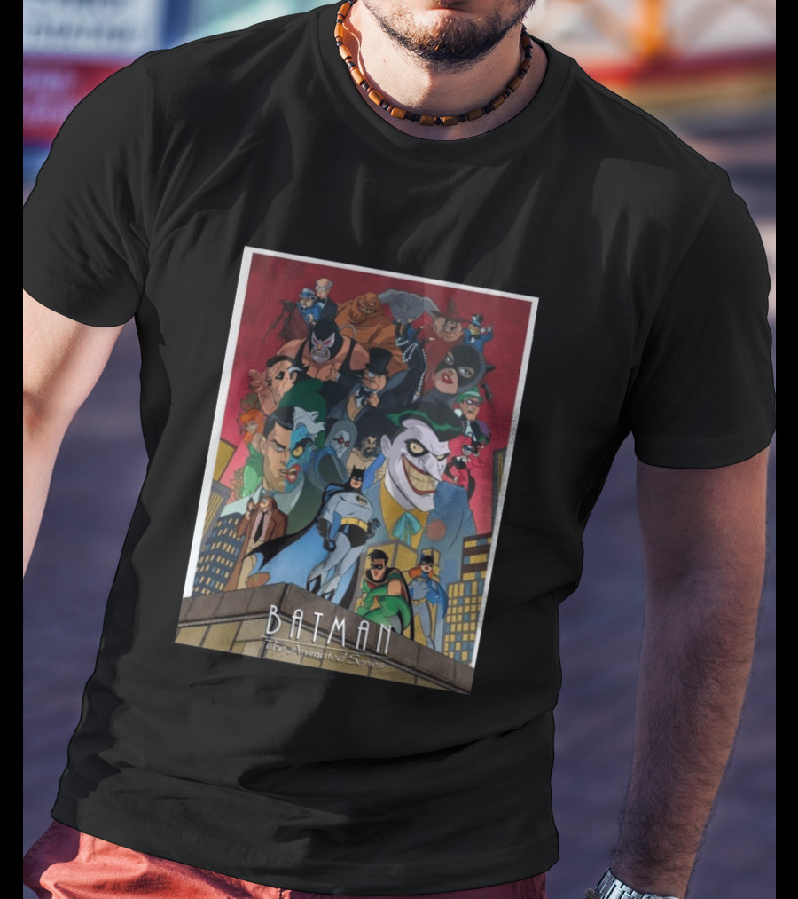 Batman The Animated Series 1992 Cast Villains Gotham City T-Shirt