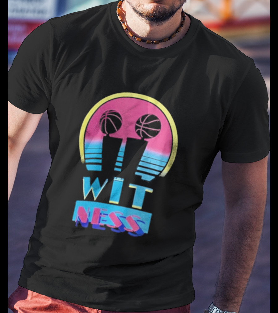LeBron James Miami Twice Max90 Wit Ness Basketball T-Shirt