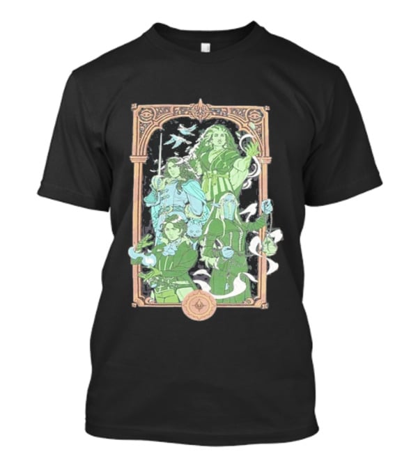 Critical Role Heroes Of Araman Seekers Tabletop Adventure Characters T-Shirt