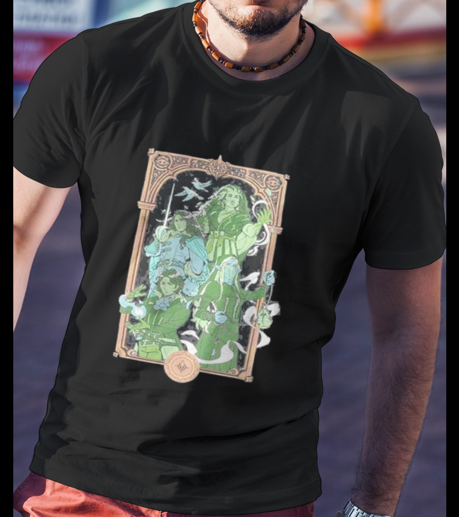 Critical Role Heroes Of Araman Seekers Tabletop Adventure Characters T-Shirt
