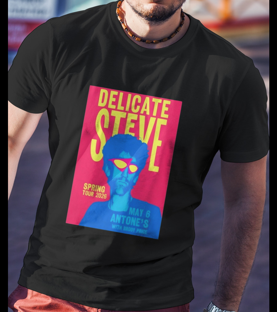 Delicate Steve Spring Tour 2026 May 6 Antone's With Brody Price T-Shirt