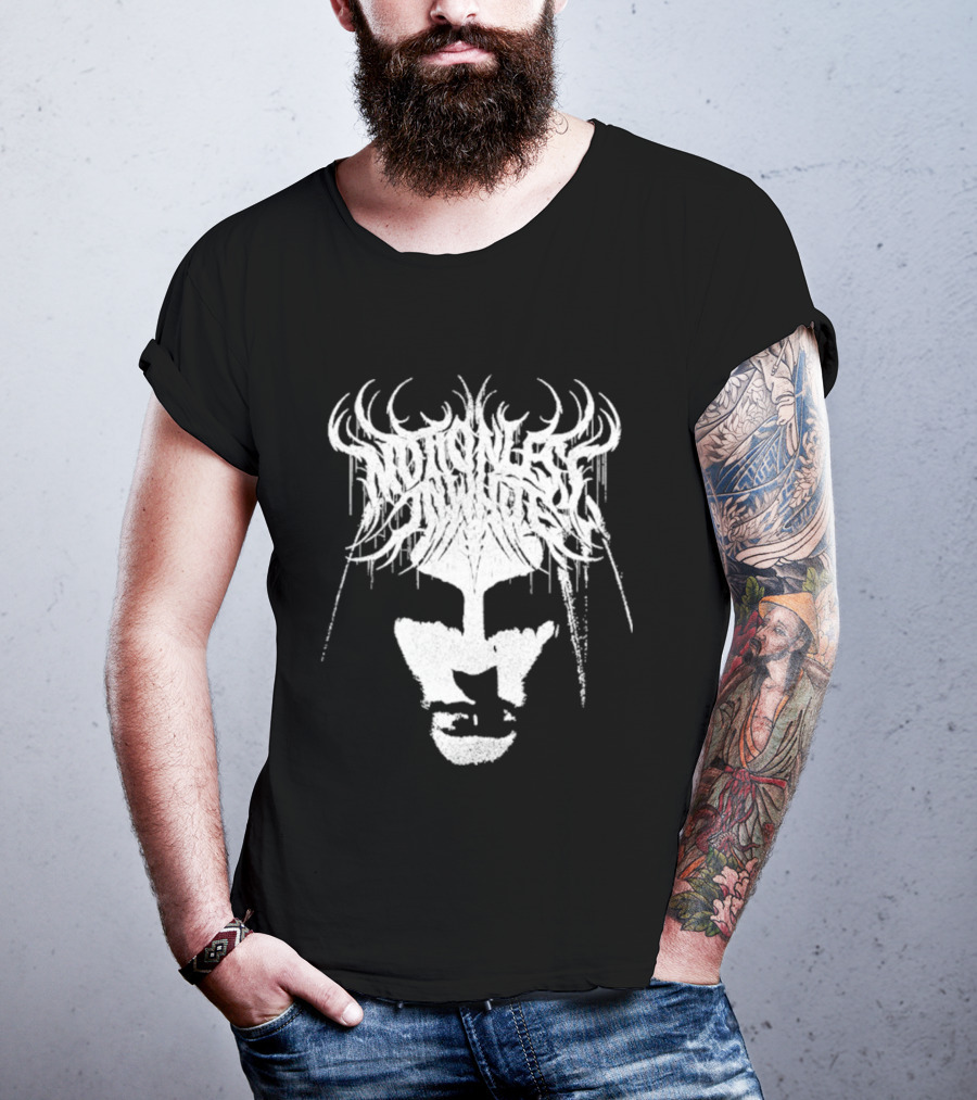 Miw Fear Not The Dark Symmetrical Antlered Reflection T-Shirt