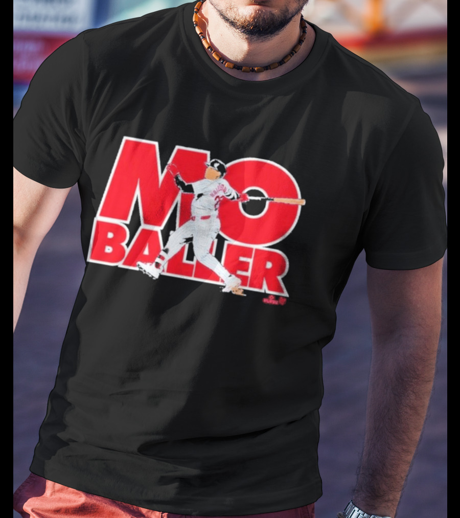 Moises Ballesteros Mo Baller Baseball Athlete Action T-Shirt