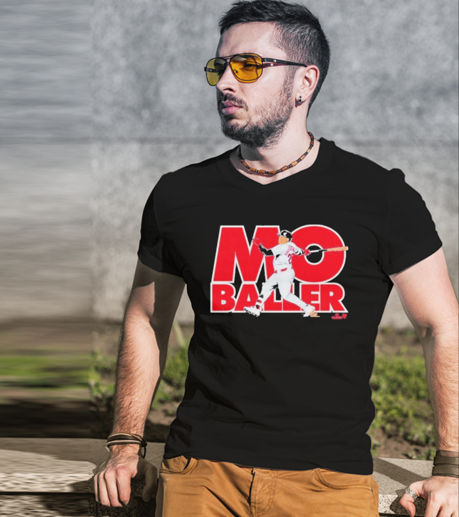 Moises Ballesteros Mo Baller Baseball Athlete Action T-Shirt