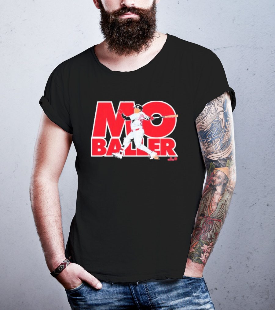 Moises Ballesteros Mo Baller Baseball Athlete Action T-Shirt