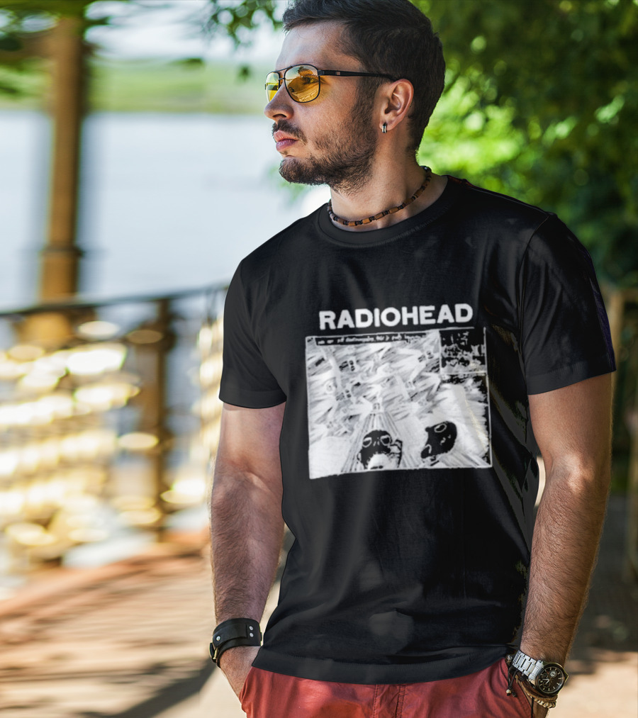 Radiohead Motion Picture House Black T-Shirt