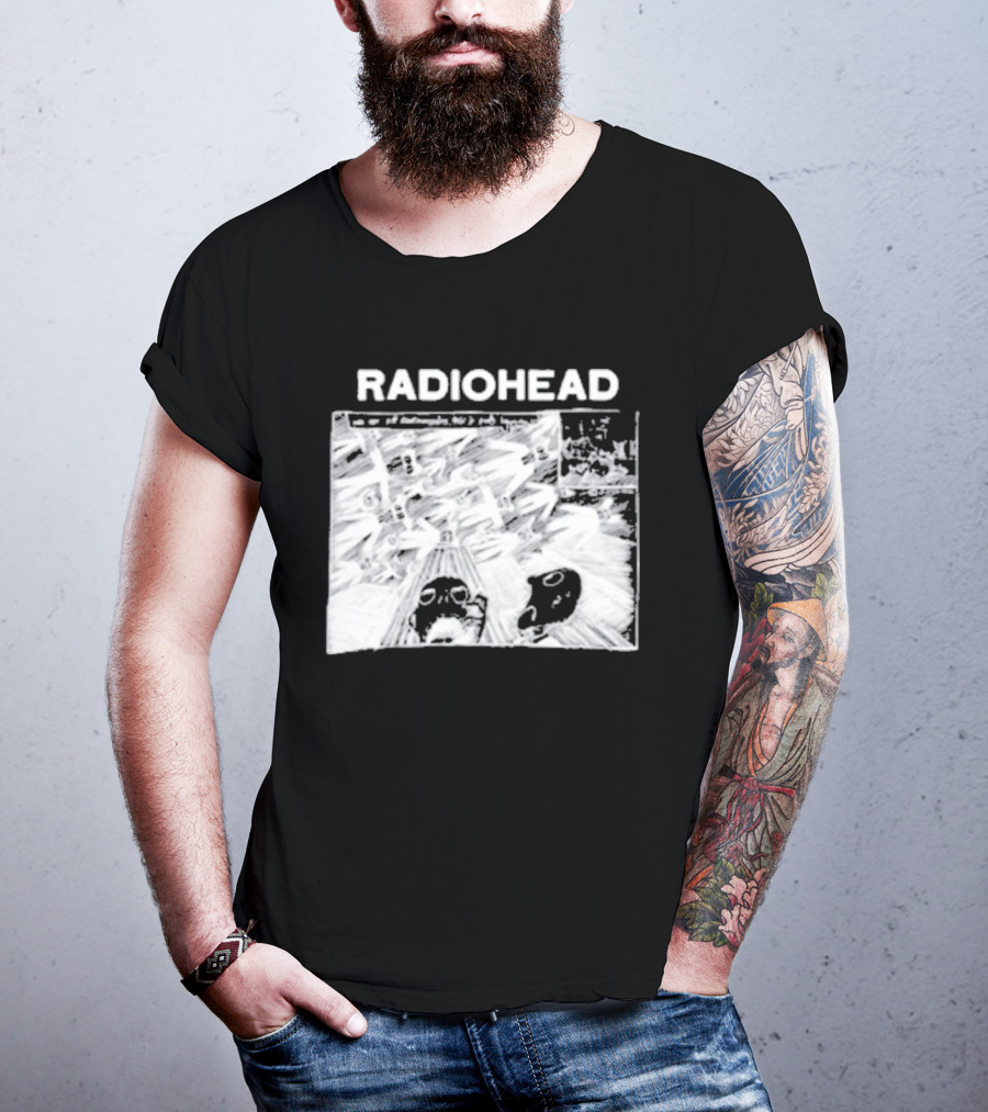 Radiohead Motion Picture House Black T-Shirt