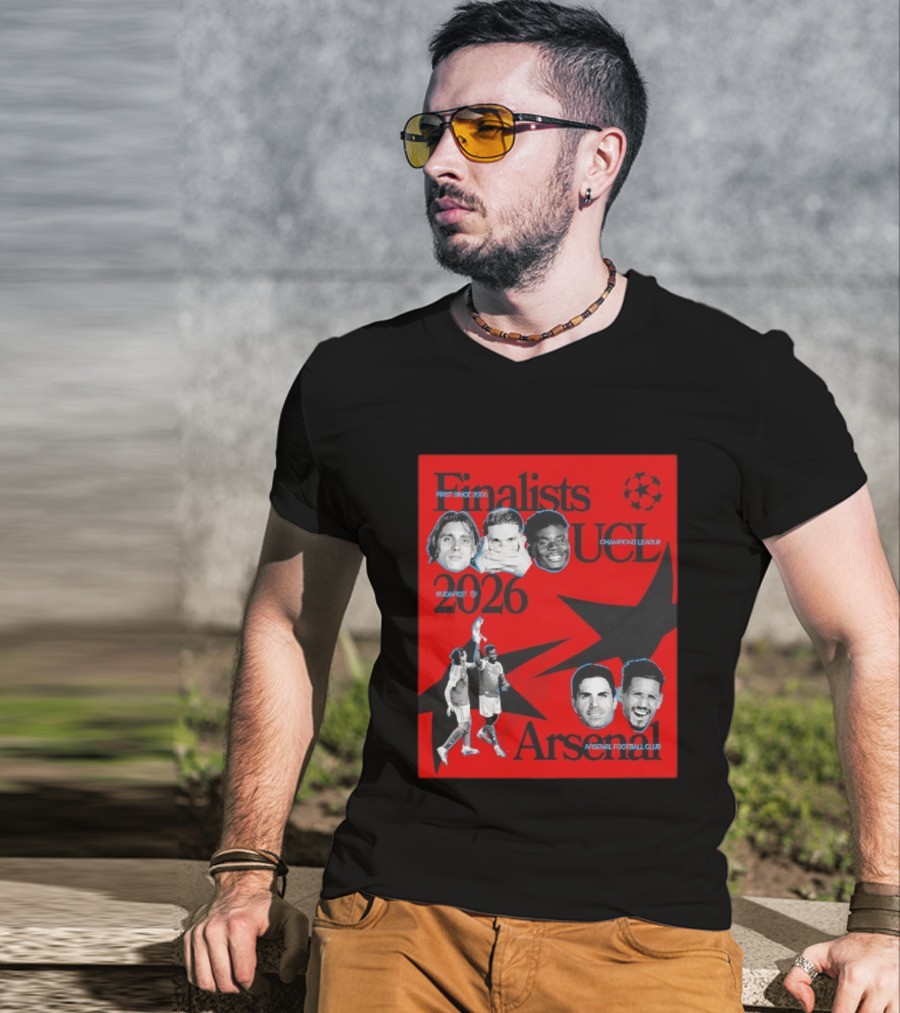 Finalists UCL 2026 Arsenal Champions League First Since 2006 Budapest T-Shirt