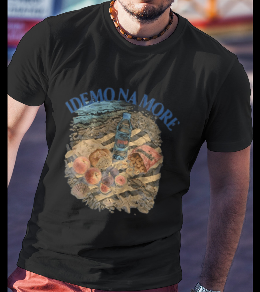 Idemo Na More Balkan Summer Beach Essentials Snacks Water T-Shirt