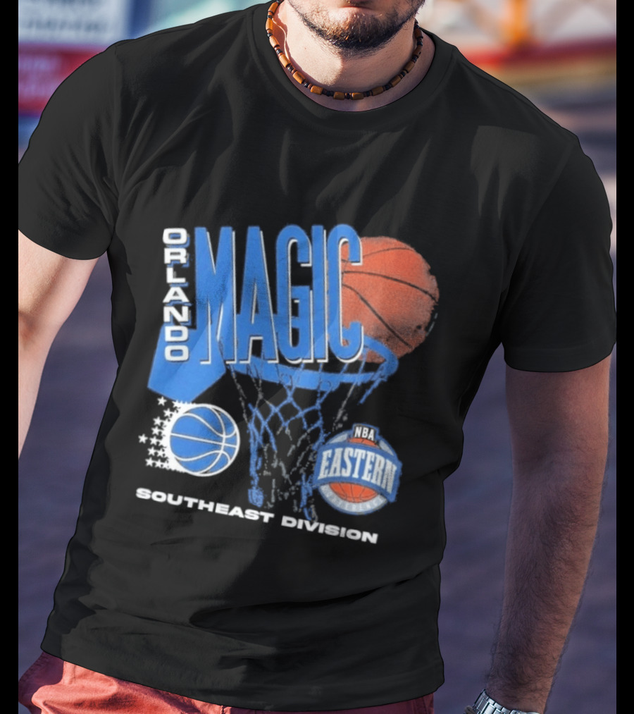 Orlando Magic 90s Hardwood Classics Southeast Division NBA Eastern Conference Basketball T-Shirt