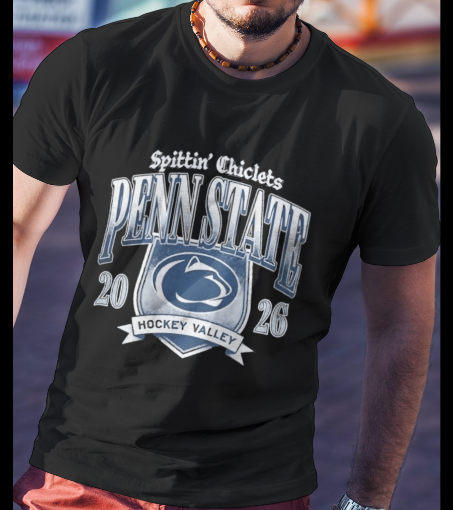 Penn State Spittin Chiclets Hockey 2026 T-Shirt