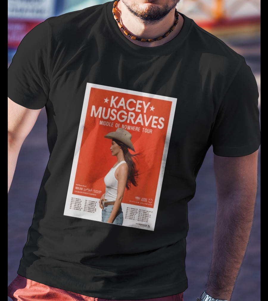 Kacey Musgraves Middle Of Nowhere Tour 2026 Concert Country Music Event T-Shirt