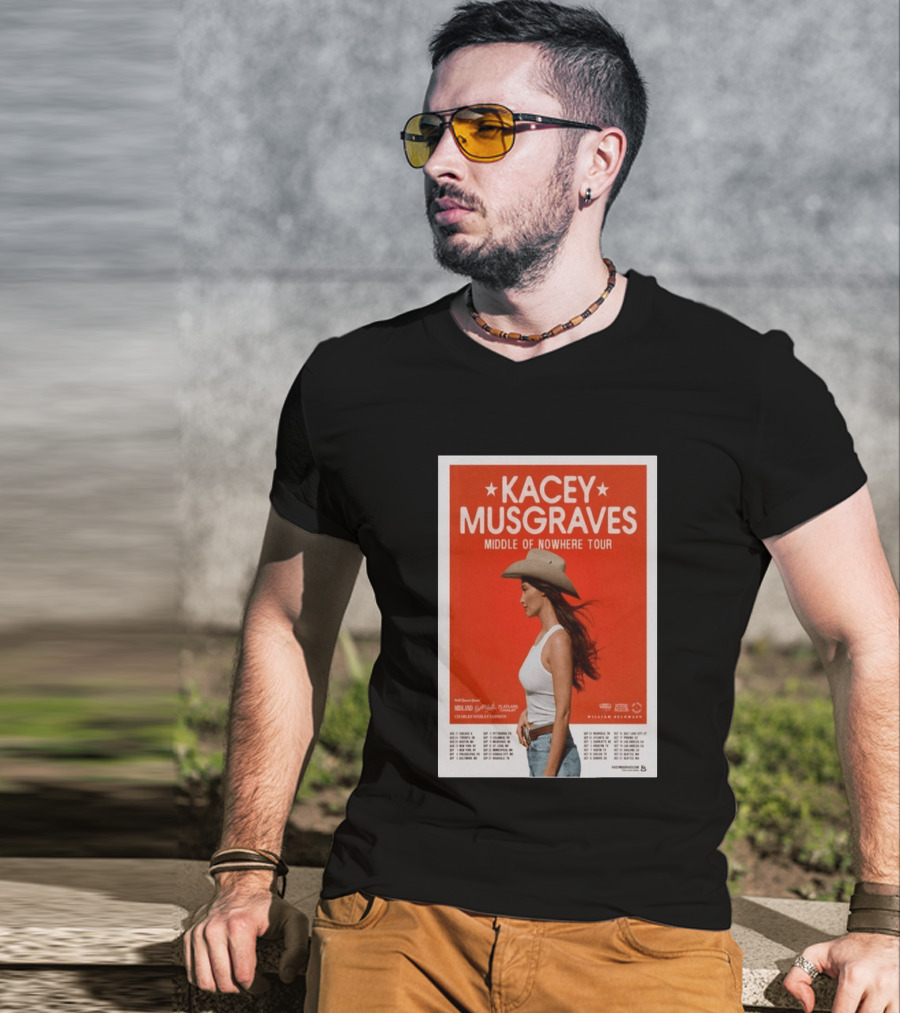 Kacey Musgraves Middle Of Nowhere Tour 2026 Concert Country Music Event T-Shirt