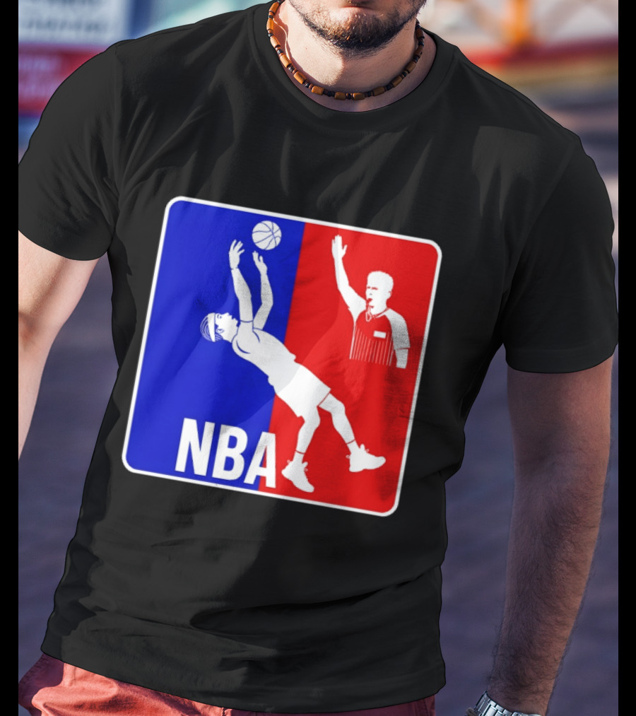 NBA 2026 SGA Flopping Moment OKC Thunder With Referee T-Shirt