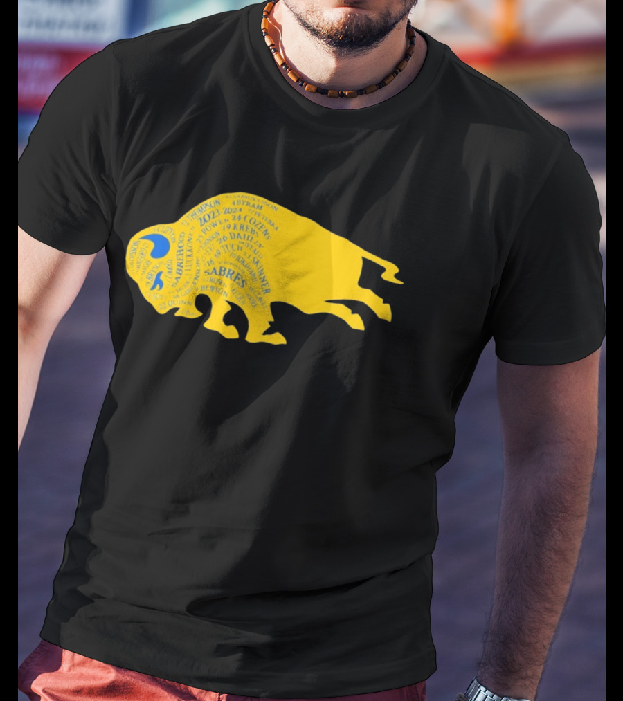 Buffalo Sabres Tage Thompson Rasmus Dahlin Alex Tuch Hockey 2023 Team Players T-Shirt
