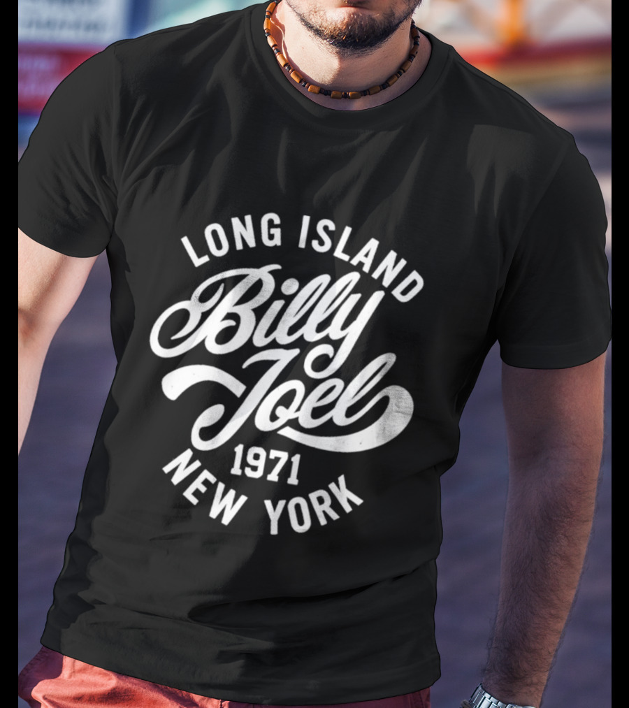 Billy Joel Long Island 1971 New York Hughie Campbell The Boys Jack Quaid T-Shirt