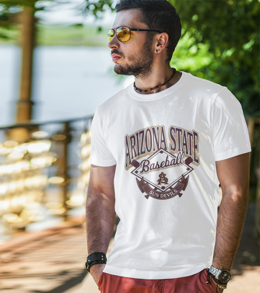 Arizona State Sun Devils Baseball 2026 White T-Shirt