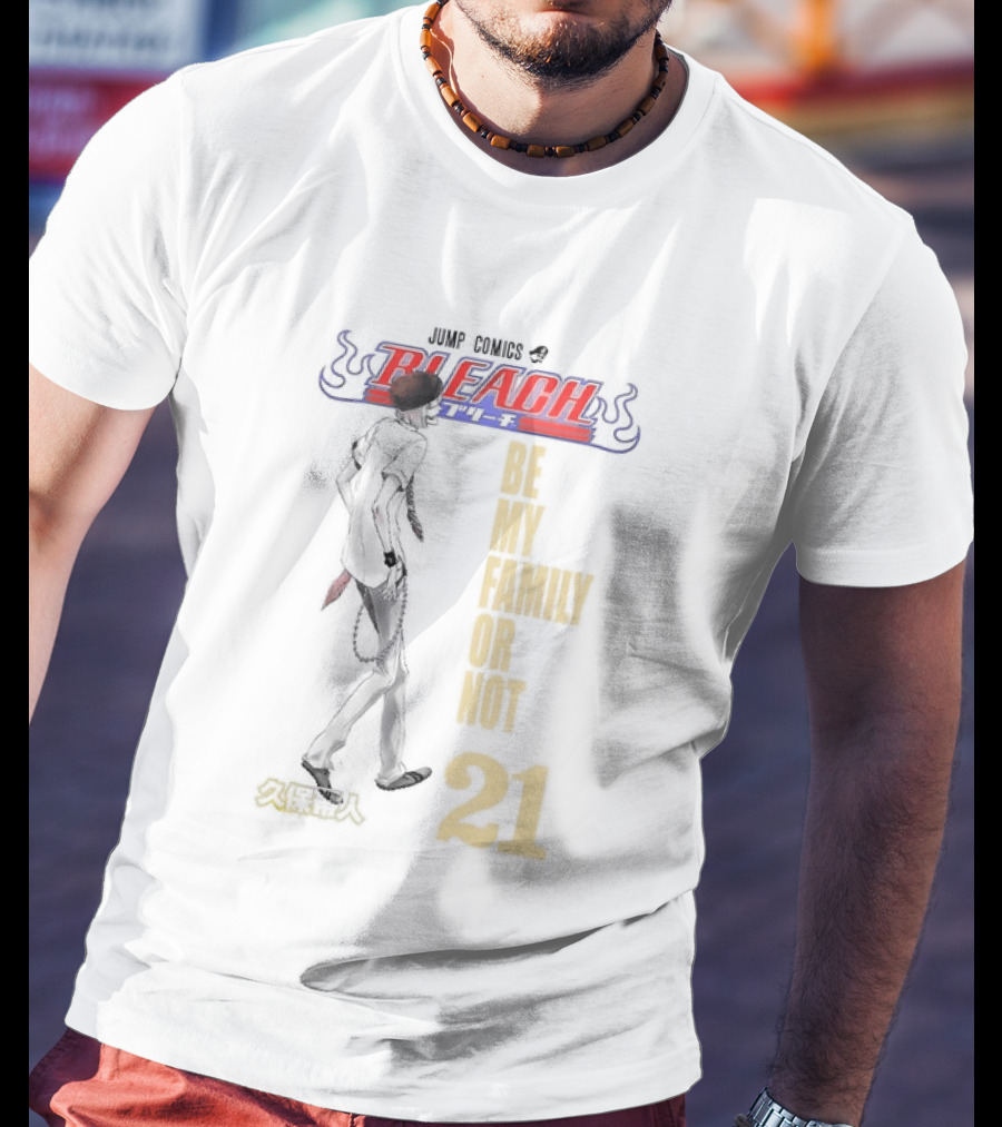 BLEACH Be My Family Or Not 21 Manga Volume Cover T-Shirt