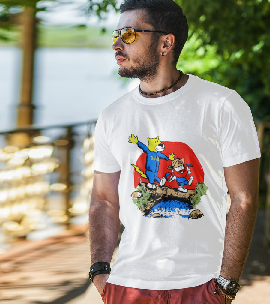 Buffalo Bills Football Cartoon Characters With DNR Sports T-Shirt