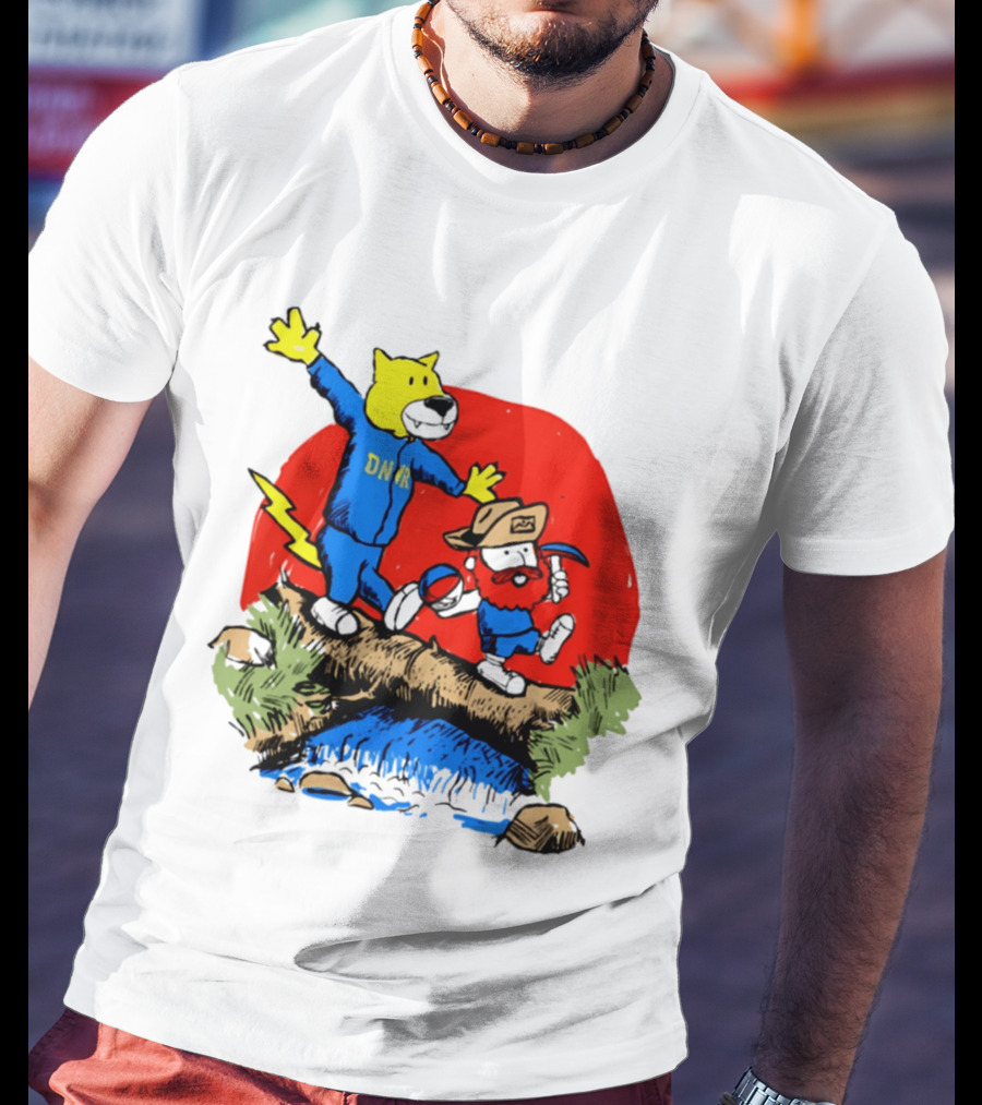 Buffalo Bills Football Cartoon Characters With DNR Sports T-Shirt