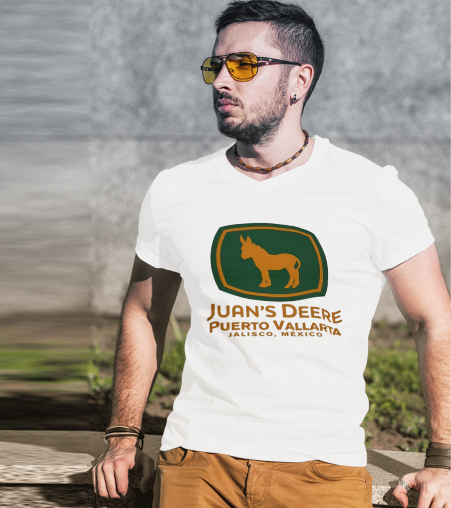 Juan's Deere Puerto Vallarta Jalisco Mexico Donkey T-Shirt