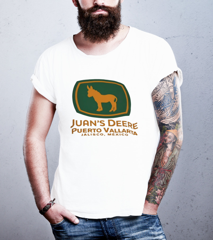 Juan's Deere Puerto Vallarta Jalisco Mexico Donkey T-Shirt