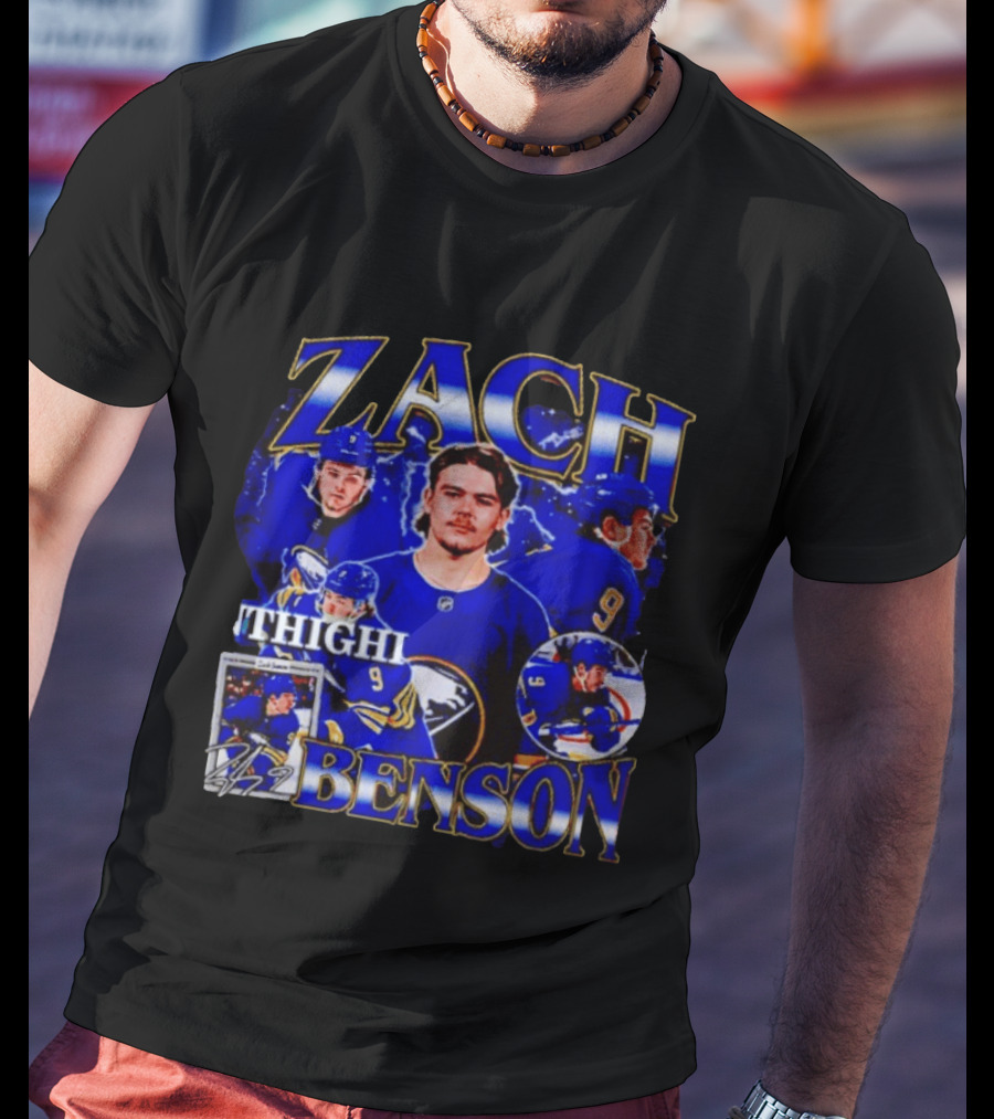 Buffalo Sabres Zach Benson Thighi Hockey T-Shirt