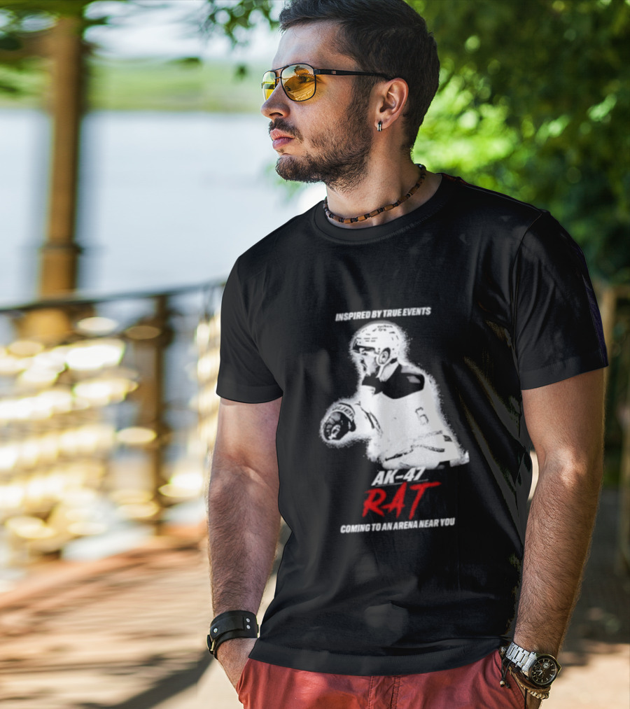 By True Events AK 47 Rat Coming To An Arena Near You Zach Benson T-Shirt