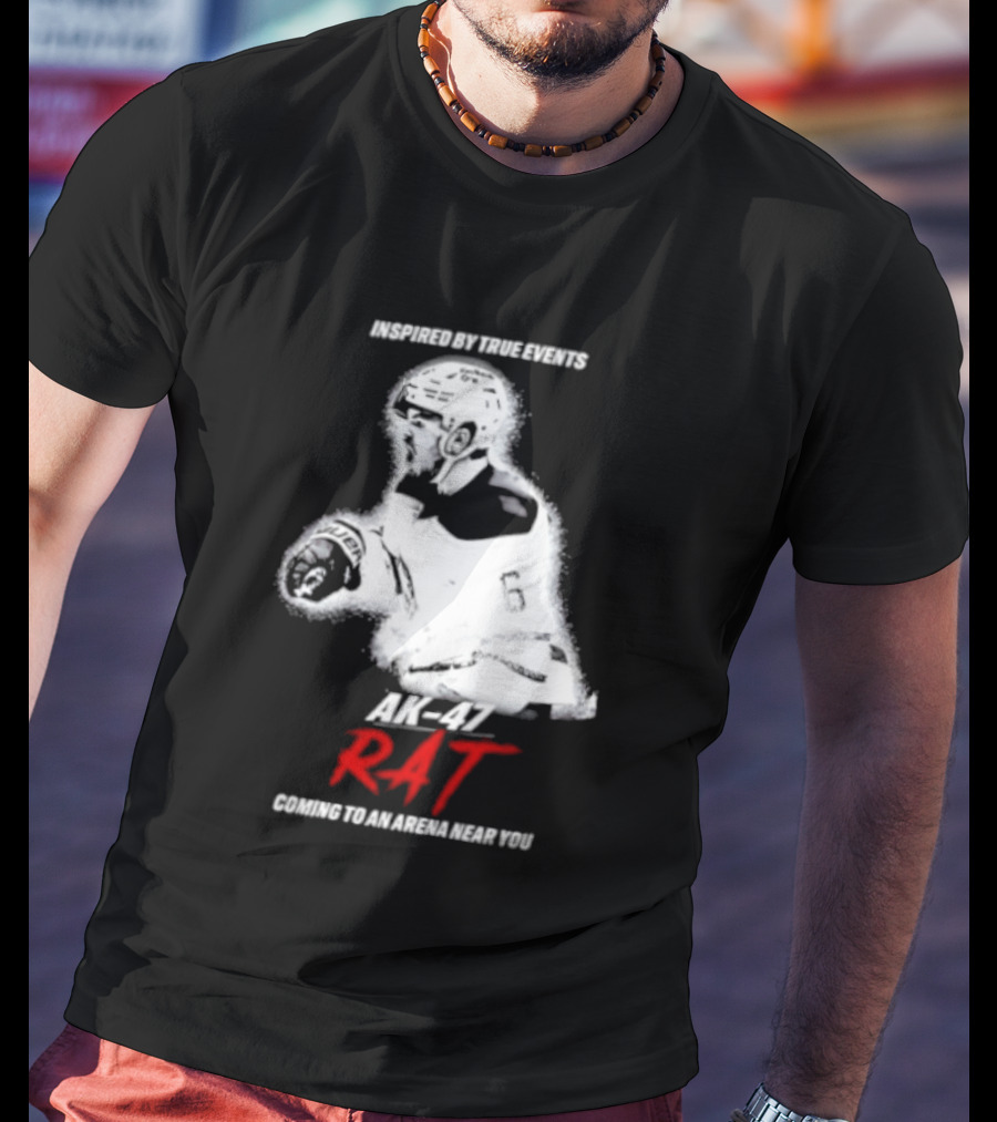 By True Events AK 47 Rat Coming To An Arena Near You Zach Benson T-Shirt