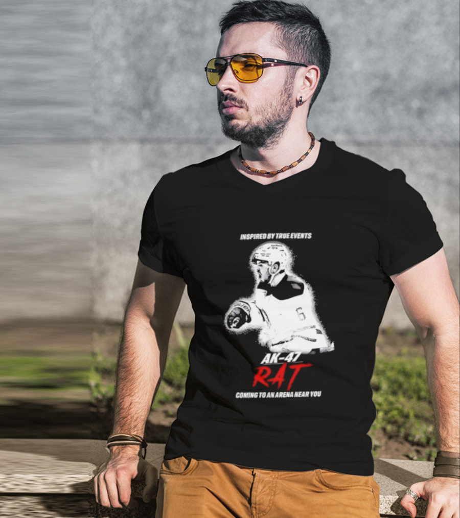 By True Events AK 47 Rat Coming To An Arena Near You Zach Benson T-Shirt